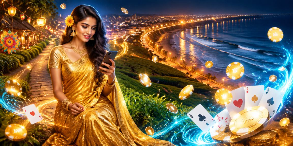 A member in traditional attire playing teen patti in Chittagong