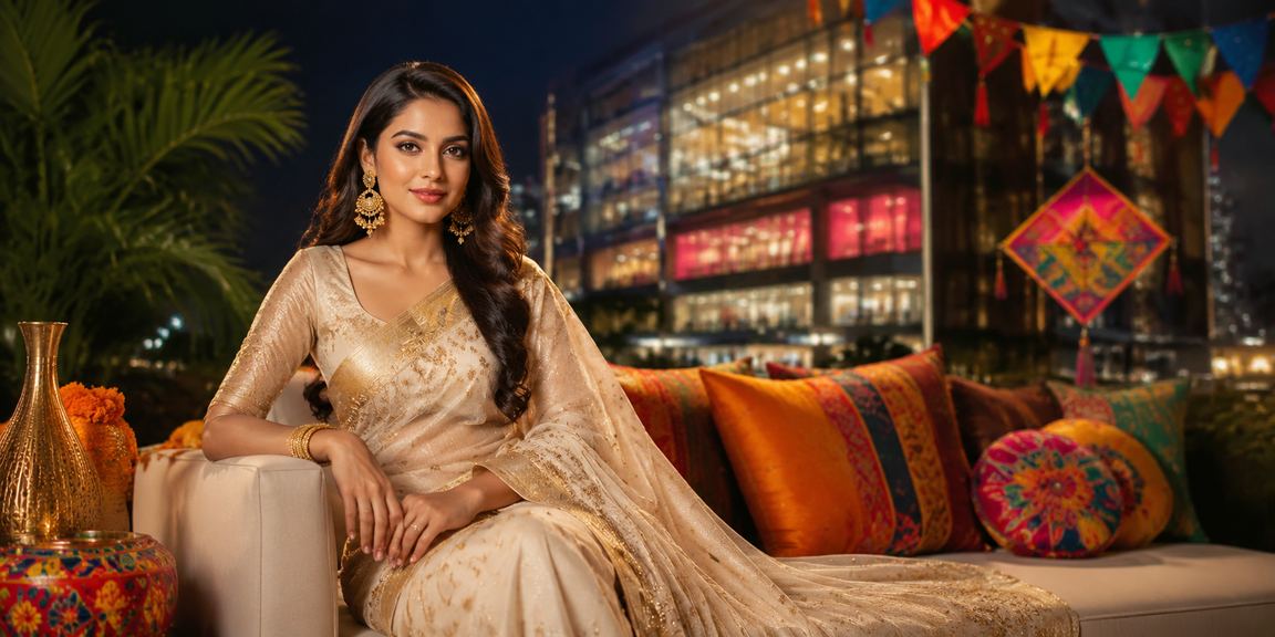 A member in a saree placing casino bets in Dhaka